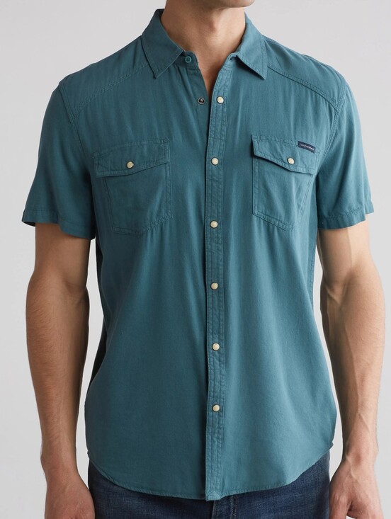 Lucky Brand Other - Lucky Brand Men's Washed & Worn Shirt New Size Medium